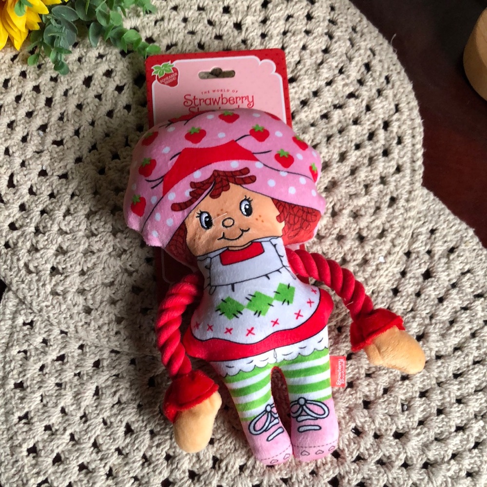 Strawberry Shortcake Pink Doll DOG TOY
